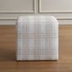 Uttermost® Joie Porcelain Plaid Ottoman-2