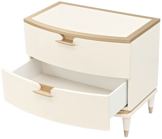 Michael Amini® La Terrazza Creamy Pearl Large Nightstand-3