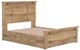 Signature Design by Ashley® Makidern Tan Queen Panel Bed with 4-Drawer Storage-2
