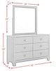 Elements International Sami White Dresser and Mirror-2