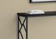 Monarch Specialties Inc. Espresso 44"L Black Metal Hall Console Table-2