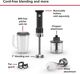 KitchenAid® Go™ Black Matte Cordless Hand Blender with Accessories - Battery Sold Separately-1