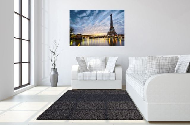 Classy Living Night in Paris Wall Art-1