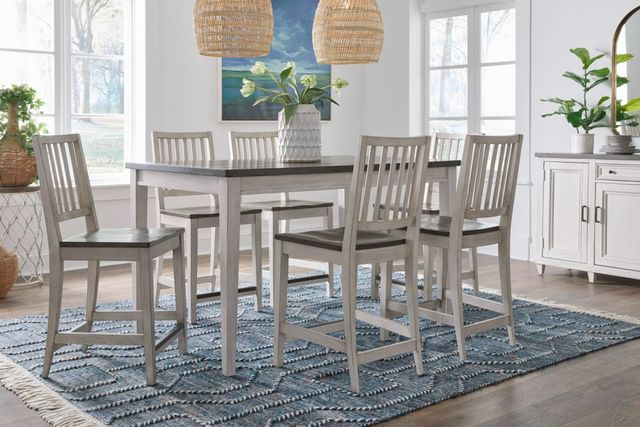 aspenhome® Caraway 7-Piece Aged Ivory Counter Set-1