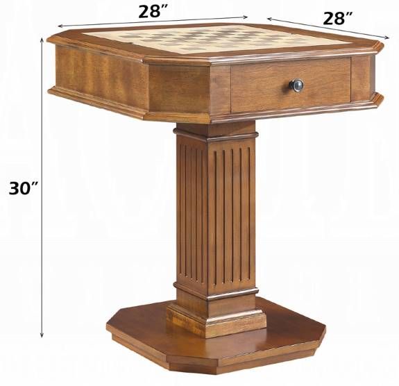 ACME Furniture Galini Walnut Game Table-2
