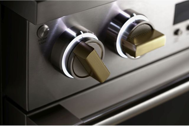 Monogram® Statement Collection 30" Stainless Steel Pro Style Natural Gas Range-7