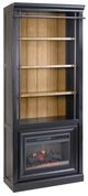 Martin Furniture Toulouse Aged Ebony Fireplace Bookcase-0