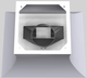 Vent-A-Hood® Designer Series 36" White Island Range Hood-3