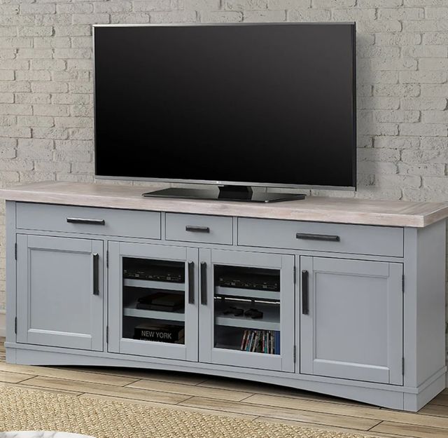 Parker House® Americana Modern Dove 76" TV Console-1