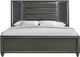 Elements International Moonstone Copper Grey King Bed-1