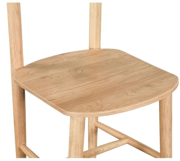 Home Trends & Design Calder Natural Oak Dining Chair-2