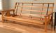 Kodiak Furniture Monterey Oregon Trail Java/Butternut Queen Futon with Mattress-1