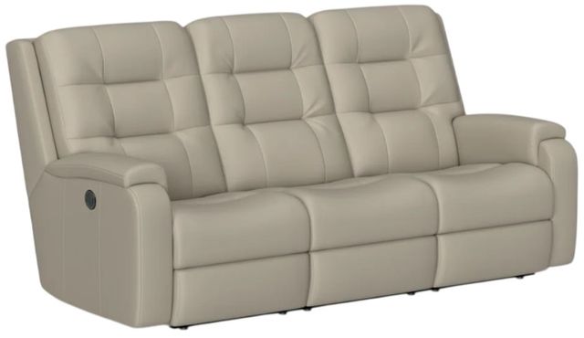 Flexsteel® Customizable Arlo Leather Power Reclining Sofa-2