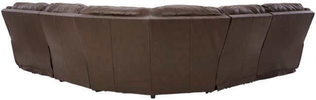 Signature Design by Ashley® Dunleith 5-Piece Chocolate Curved Power Reclining Sectional-2