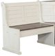 Sunny Designs™ Pasadena Buckskin/Marble White Short Bench-0