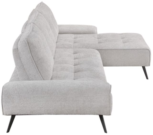 Homelegance® Dominic 2-Piece Light Gray Right-Arm Facing Sectional and Chaise-3