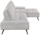 Homelegance® Dominic 2-Piece Light Gray Right-Arm Facing Sectional and Chaise-3