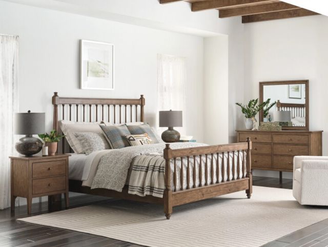 Kincaid® Arbor Bark California King Spindle Bed-2