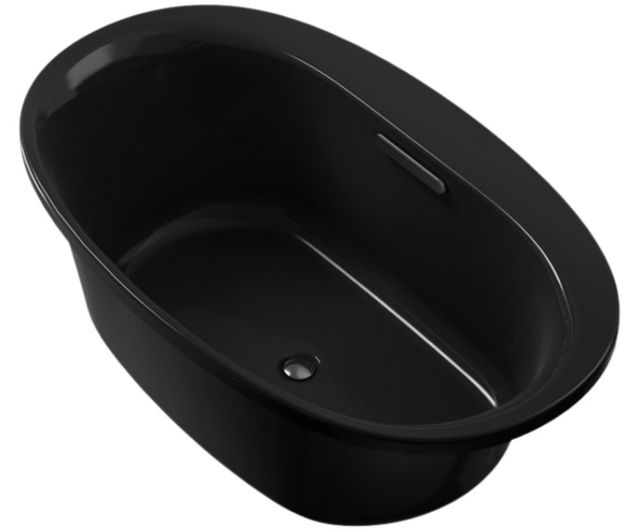 KOHLER® Underscore® Black 59.75" x 35.75" Drop-In/Undermount Bath-0