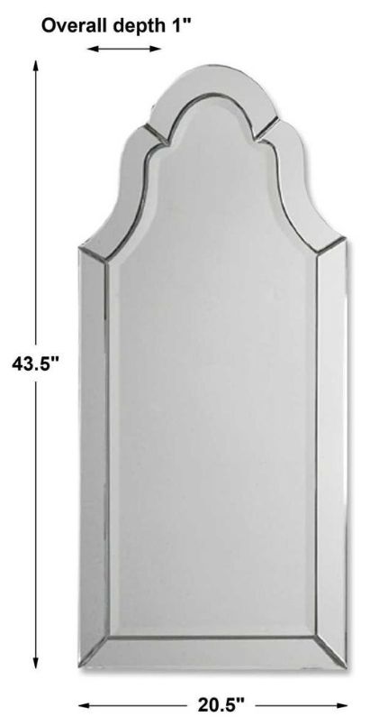 Uttermost® Hovan Clear Arched Mirror-4
