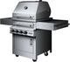 Kalamazoo™ Hybrid Fire K500HT 2-Burner Marine-Grade Stainless Steel Freestanding Bulk Liquid Propane Grill-1