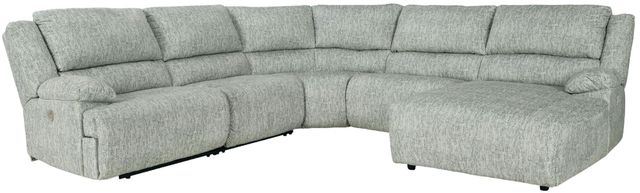 Signature Design by Ashley® McClelland 5-Piece Gray Power Reclining Right-Arm Facing Sectional and Chaise-0