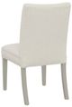 Fairfield® Customizable Entree Dining Concave Short Back Dining Side Chair with Sheer Dove Legs and Buttons-3