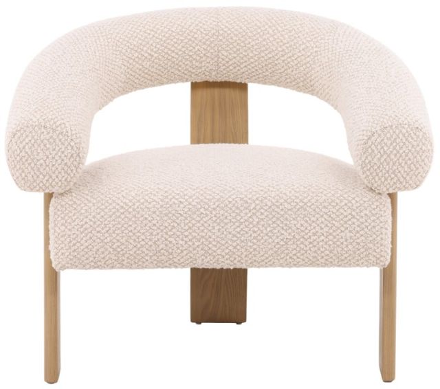 Dovetail Furniture Frankie Cream Occasional Chair-1