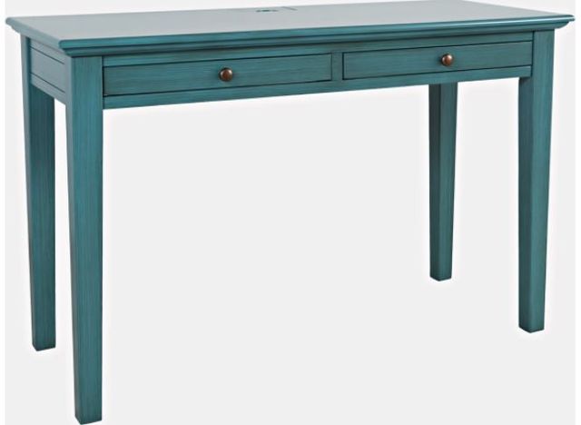 Jofran Inc. Craftsman Antique Blue Power Desk