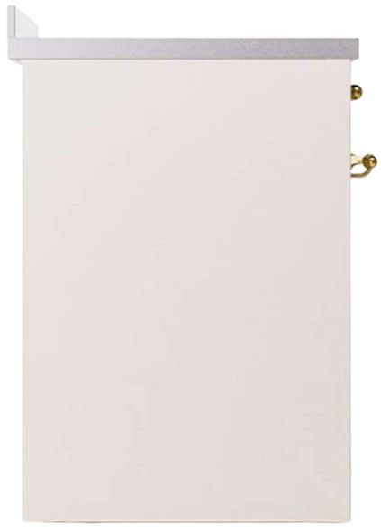 Ilve® Nostalgie II Series 30" Antique White Pro Style Induction Range-3