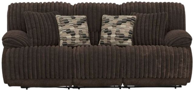 Catnapper® Hollifield Chocolate Reclining Sofa-1