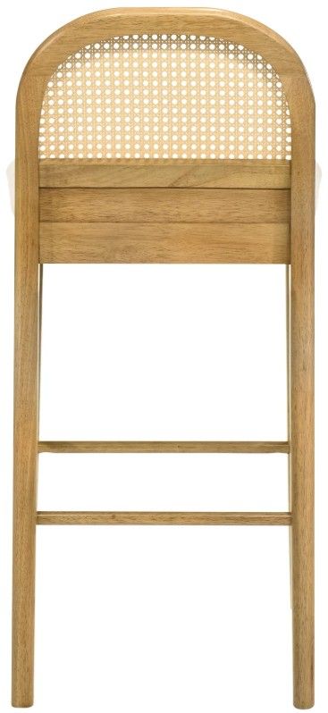 Armen Living Lucio Amber Glow/White Barstool-4