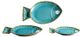 Crestview Collection Lake City 3-Piece Blue Tray Set-0