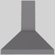 Vent-A-Hood® K Series 30" Gunsmoke Wall Mounted Range Hood-0