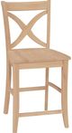 John Thomas Furniture® Customizable Select Vineyard 24" Counter Stool-1