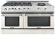 Capital Cooking™ Grand Chef 60" Stainless Steel Sealed Burner Pro Style Gas Range with Sealed Power Wok-0