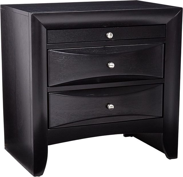 Coaster® Briana Black Nightstand-0