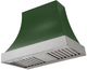 AGA Cascade 36" Cornwall Green Wall Mounted Range Hood  with Brushed Nickel Trim-0