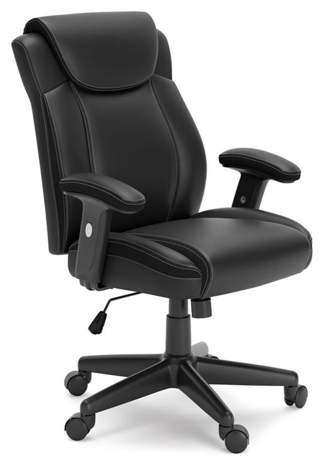 Signature Design by Ashley® Corbindale Black Home Office Swivel Desk Chair-0
