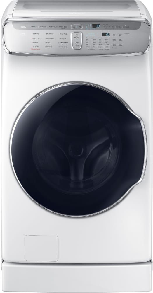 Samsung 6.0 Cu. Ft. White Front Load Washer-0