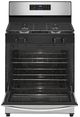 Whirlpool® 30" Stainless Steel Freestanding Gas Range with Broiler Drawer-1