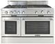 Capital Cooking™ Classic Chef 48" Stainless Steel Open Burner Pro Style Gas Range with 24" Grill-0