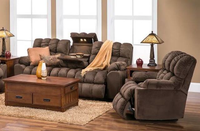 Franklin™ Brayden Alibaba Umber 89'' Manual Reclining Sofa-2
