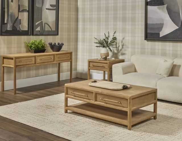 Modus Furniture Dorsey Granola Console Table-1