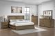 Nash Collective St. Ann 3pc Group Dark Brown Queen Bed With Single Side Storage Rail-0