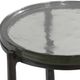 Uttermost® Eternity Glass Top Accent Table with Dark Gunmetal Base-4
