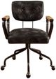 ACME Furniture Hallie Vintage Black Leather Office Chair-3