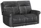 Flexsteel® Alexander Weathered Gray Power Reclining Loveseat with Power Headrest and Lumbar-0