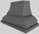 Vent-A-Hood® Designer Series 48" Gunsmoke Wall Mounted Range Hood-1