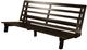 Kodiak Furniture Carson Java/Suede Black Full Futon with Mattress-2